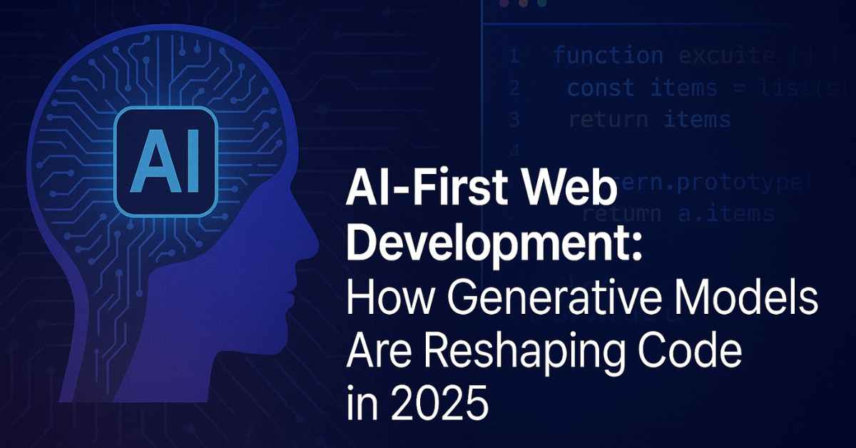 AI-First Web Development 2025: How Generative Models Reshape Code