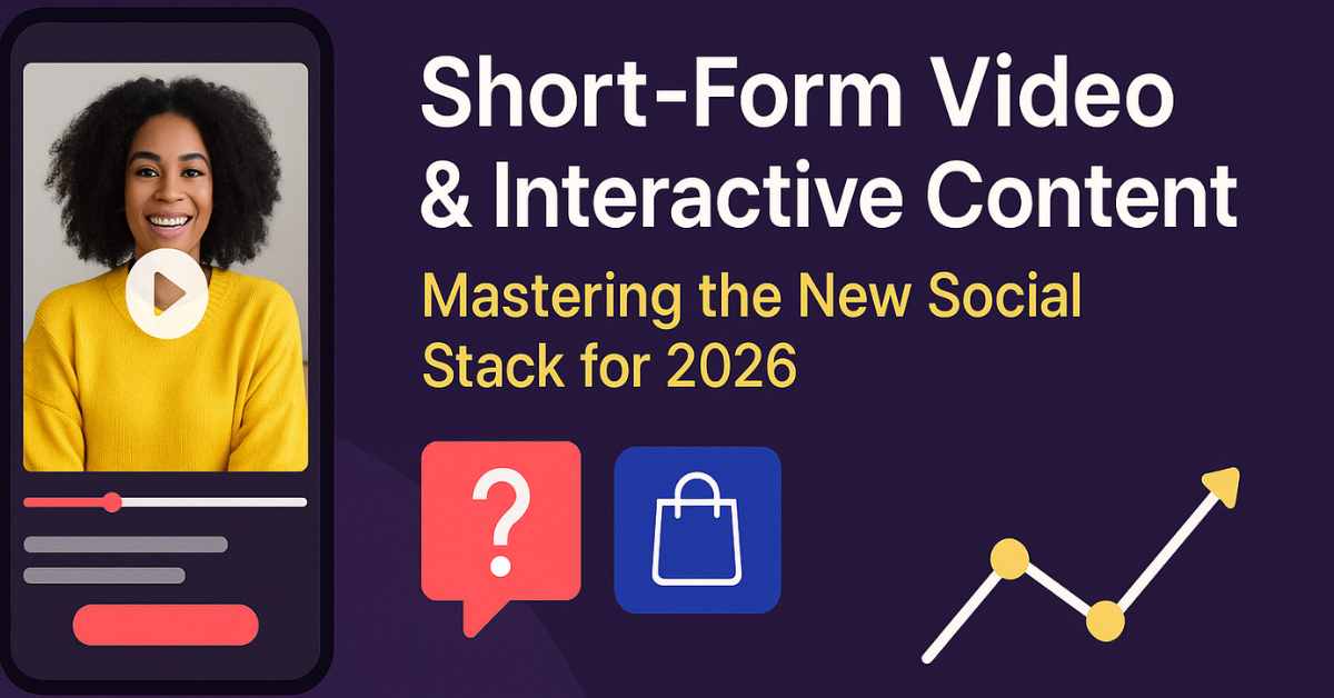 Short-Form Video & Interactive Content – Social Media Trends 2026 | Epixs Media