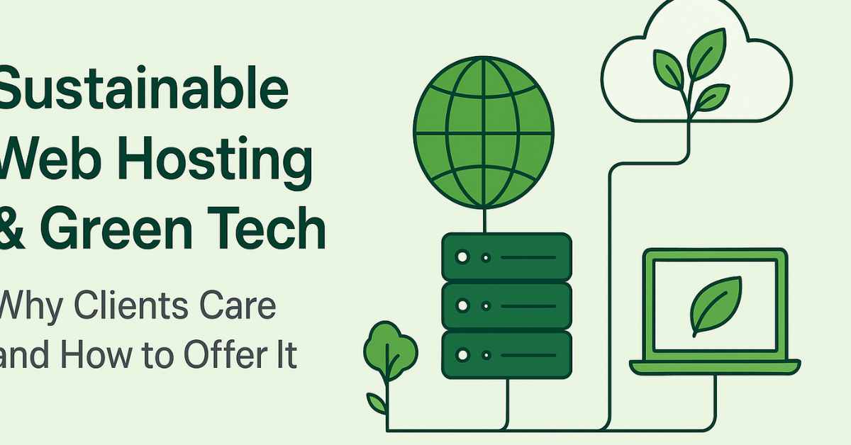 Sustainable Web Hosting & Green Tech: Why Clients Care and How to Offer It